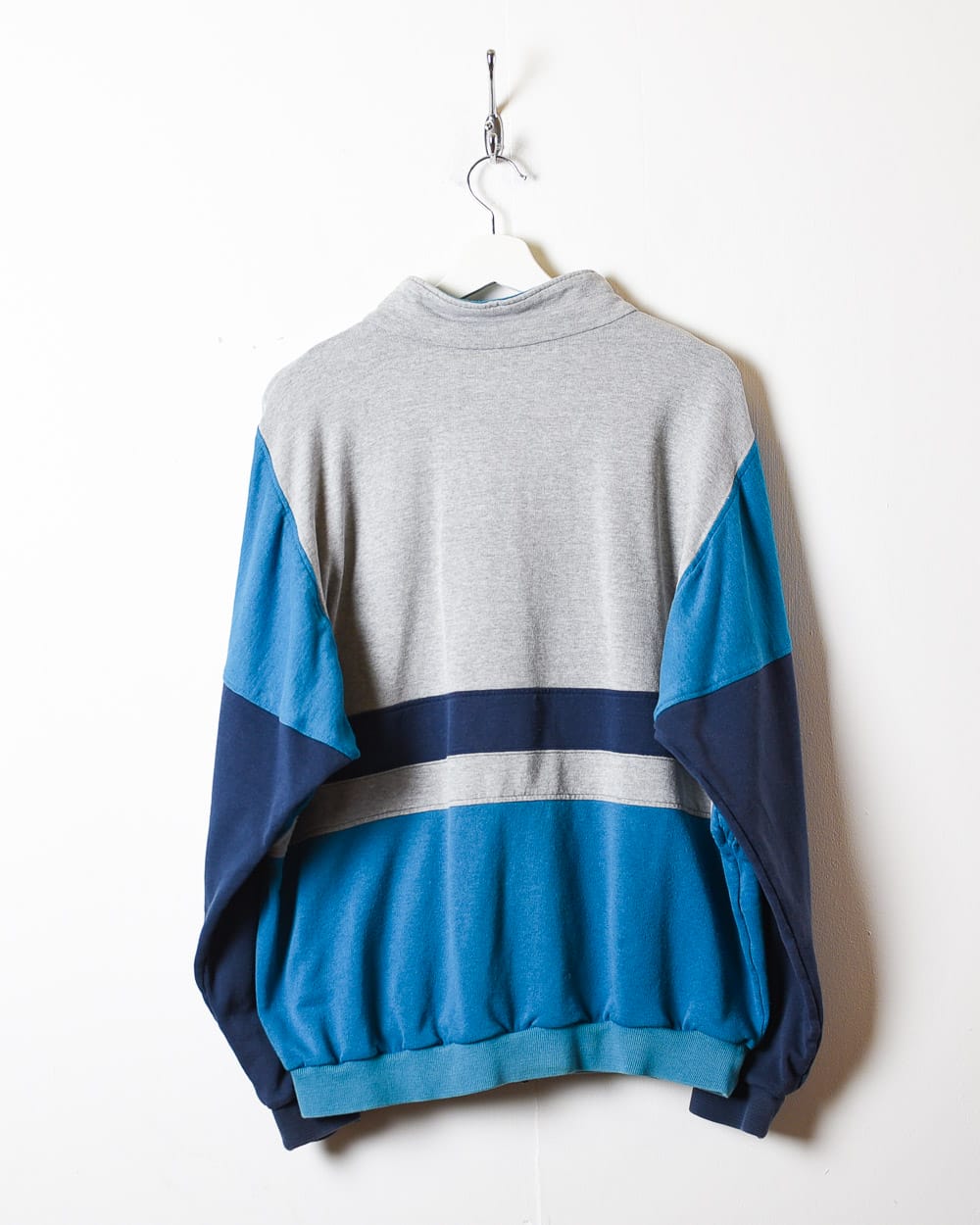 Stone Adidas Zip-Through Sweatshirt - Medium