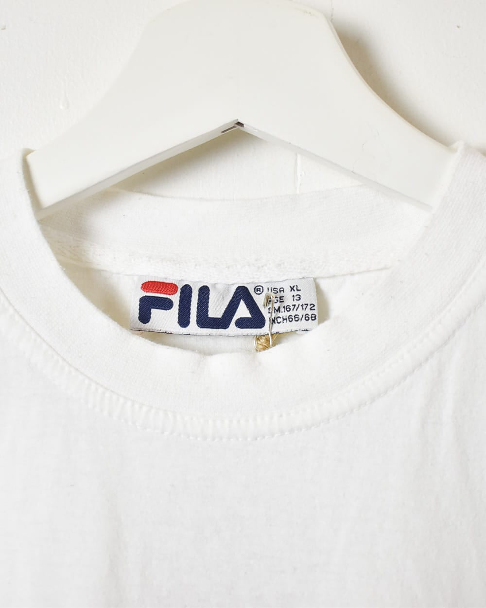 White Fila T-Shirt - Small