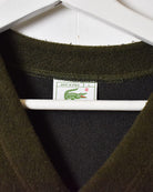 Green Lacoste Sweater Vest - Large