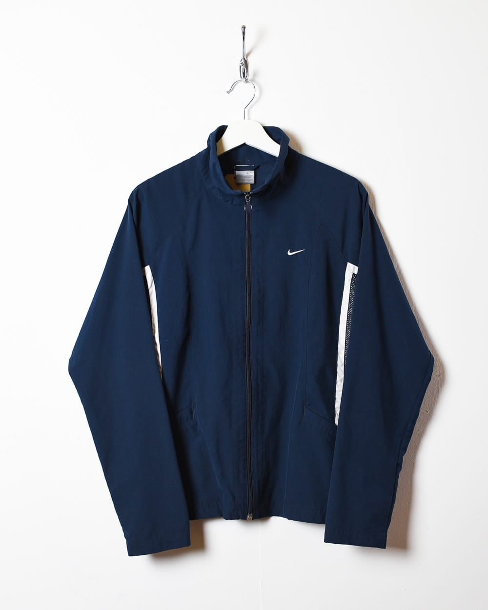 Navy Nike Windbreaker Jacket - Large Women's