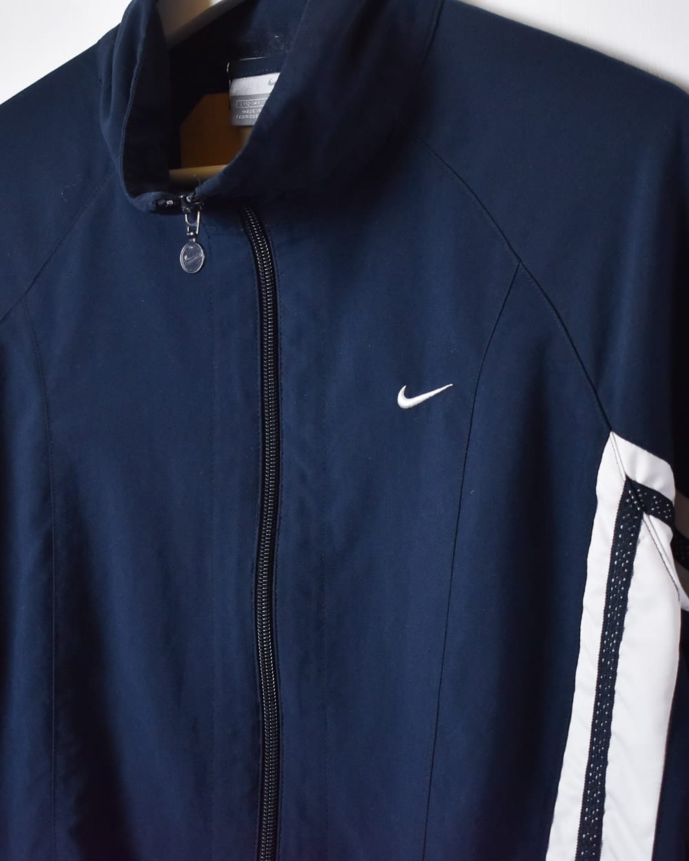 Navy Nike Windbreaker Jacket - Large Women's