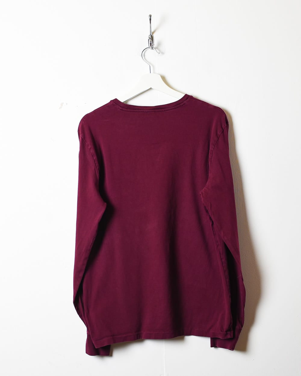 Maroon Polo Ralph Lauren Long Sleeved T-Shirt - Medium