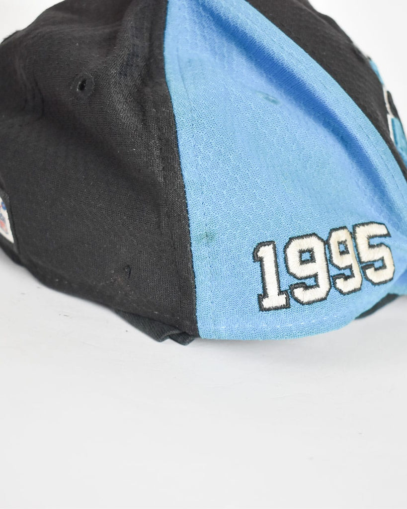 Vintage 90s Black New Era NFL Carolina Panthers Textured Kids Cap Cotton–  Domno Vintage