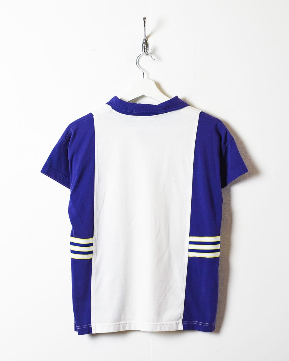 Purple Adidas Collared T-Shirt - Small Women's