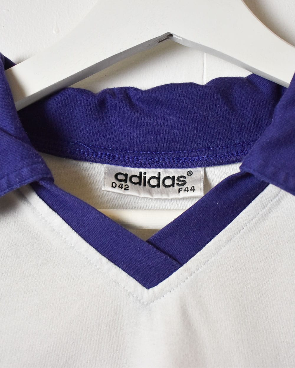 Purple Adidas Collared T-Shirt - Small Women's