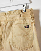 Neutral Dickies Distressed Double Knee Carpenter Jeans - W36 L33