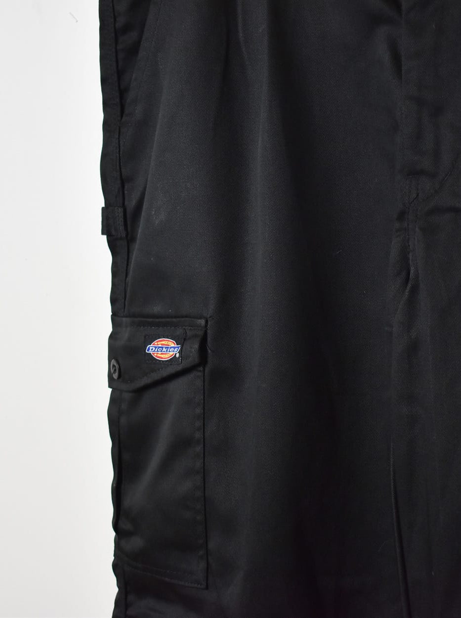 Black Dickies Double Knee Cargo Trousers - W38 L33
