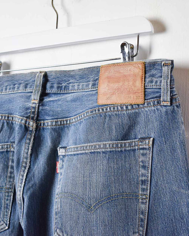 Blue Levi's 501 Jeans - W38 L32