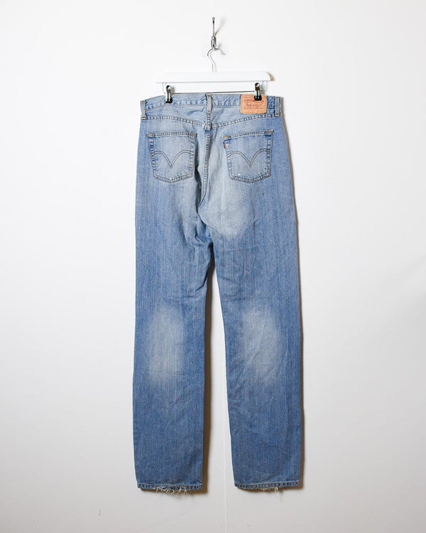 Blue Levi's Distressed 751 Jeans - W36 L36