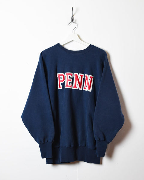 Vintage 90s Navy Champion Reverse Weave Penn State Sweatshirt