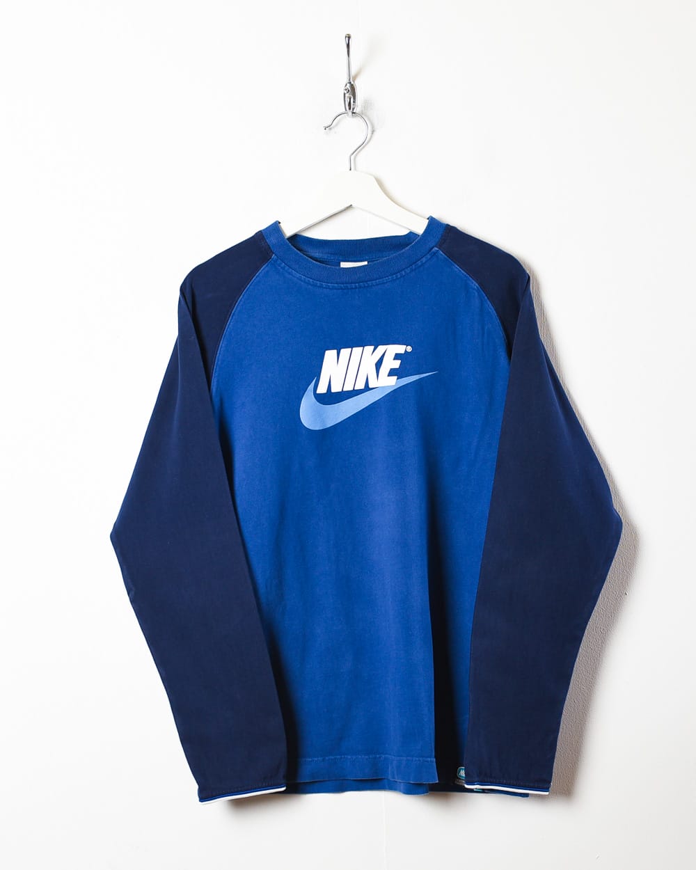 Blue Nike Long Sleeved T-Shirt - Medium