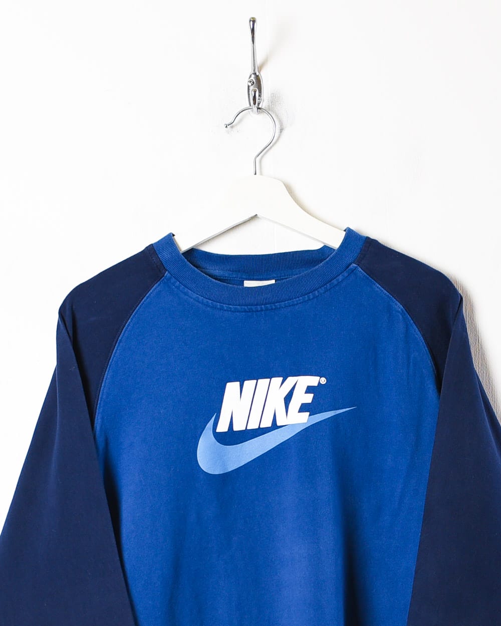 Blue Nike Long Sleeved T-Shirt - Medium