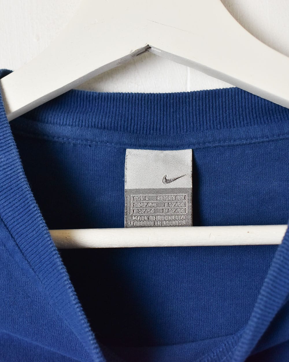 Blue Nike Long Sleeved T-Shirt - Medium