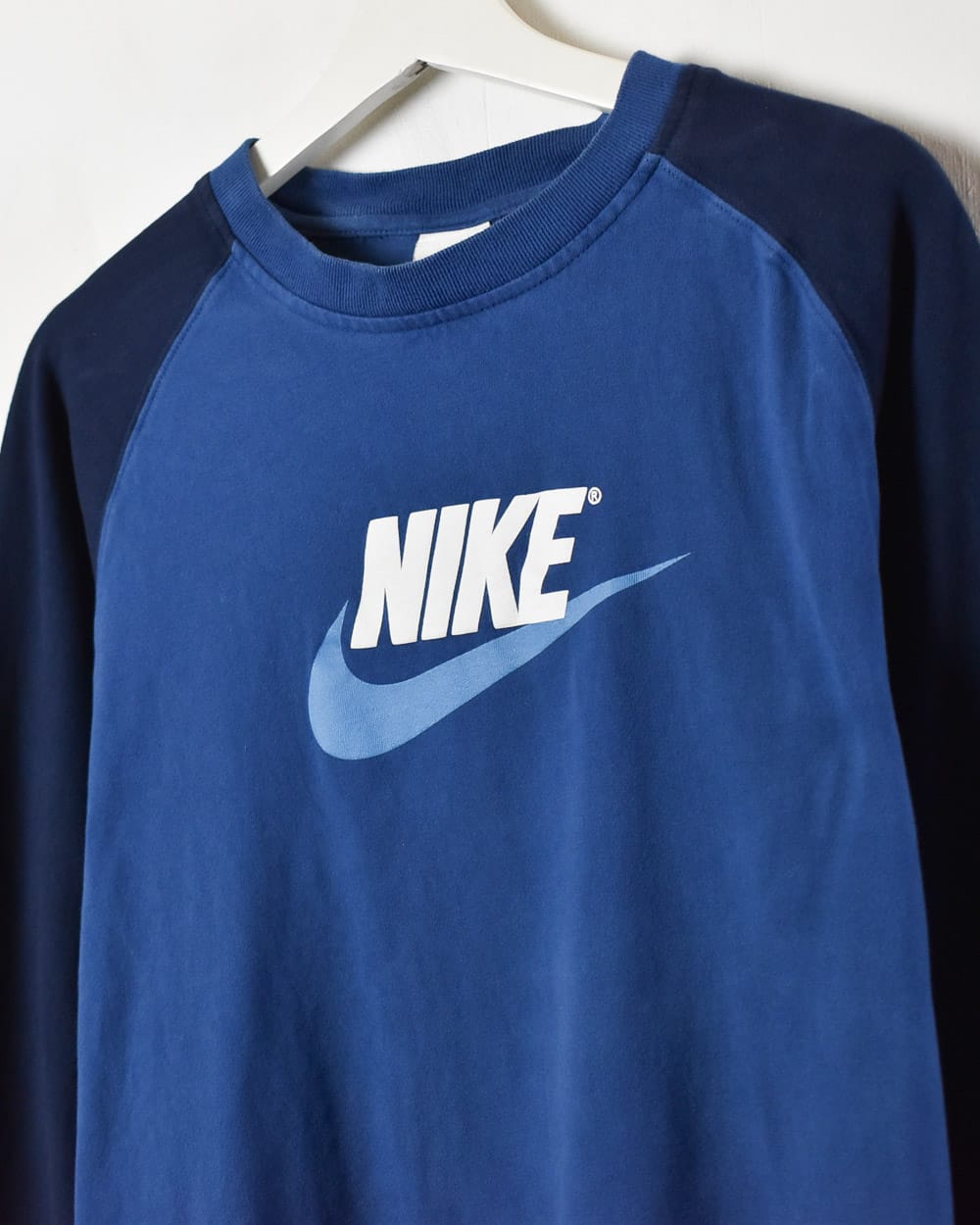 Blue Nike Long Sleeved T-Shirt - Medium