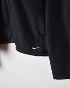 Black Nike Zip-Through Fleece - Medium Women's