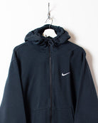 Black Nike Zip-Through Hoodie - Large