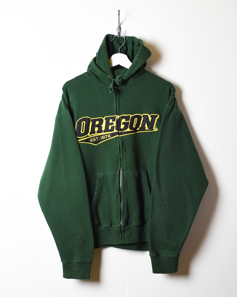 Green Oregon Zip-Through Hoodie - Small