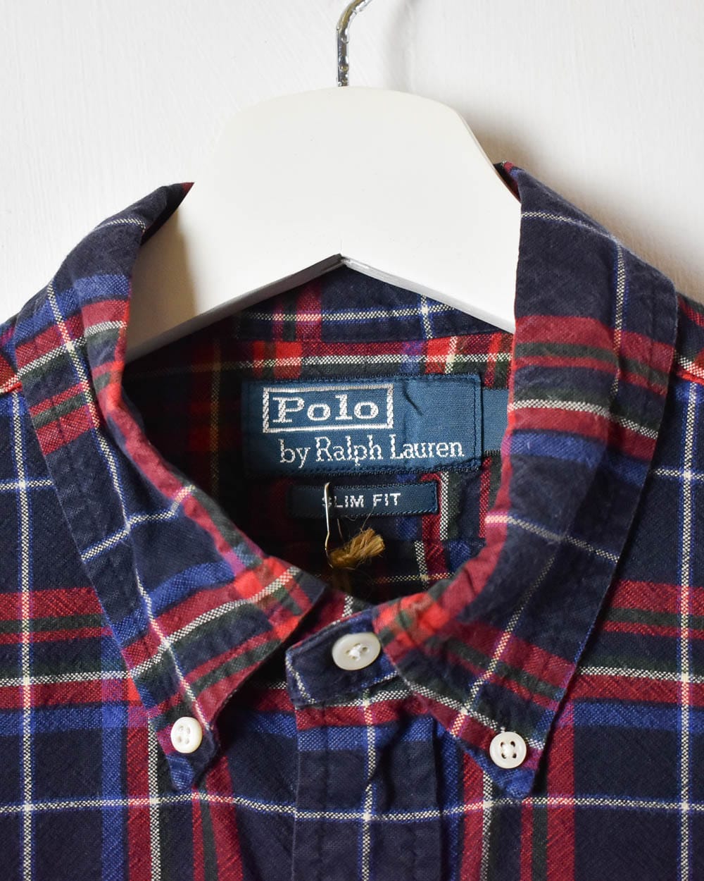 Navy Polo Ralph Lauren Checked Shirt - Medium