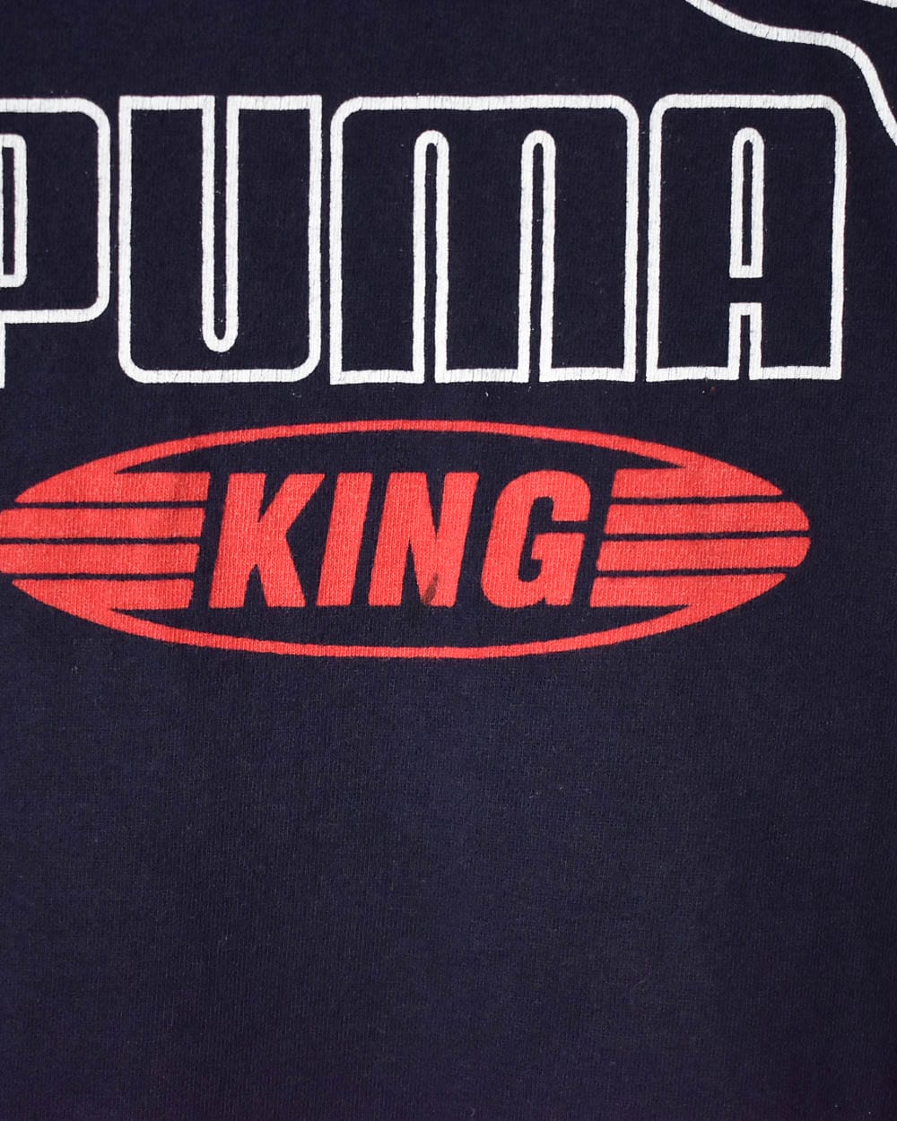 Navy Puma King T-Shirt - X-Small