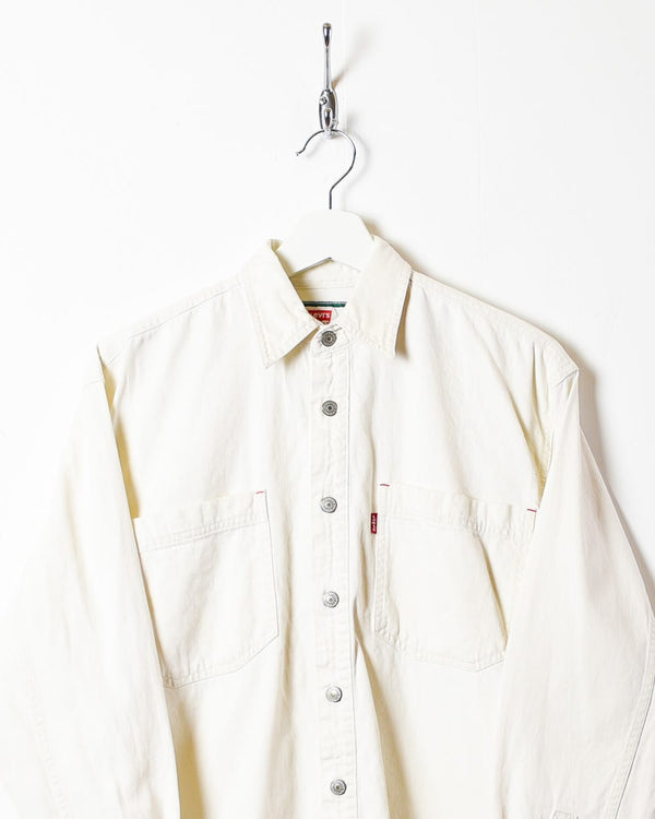 White Levi's Red Tab Denim Shirt - X-Small