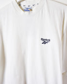 White Reebok T-Shirt - X-Small