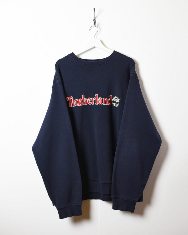 Navy Timberland Sweatshirt - XX-Large
