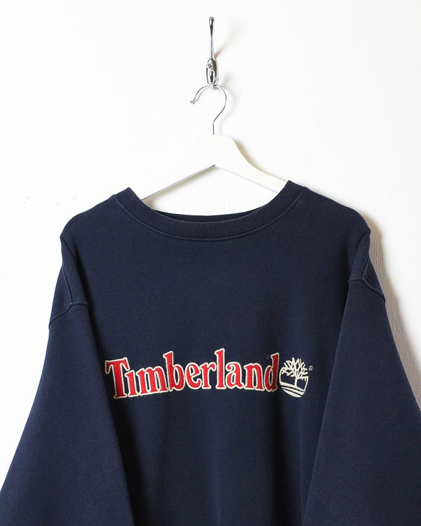 Navy Timberland Sweatshirt - XX-Large