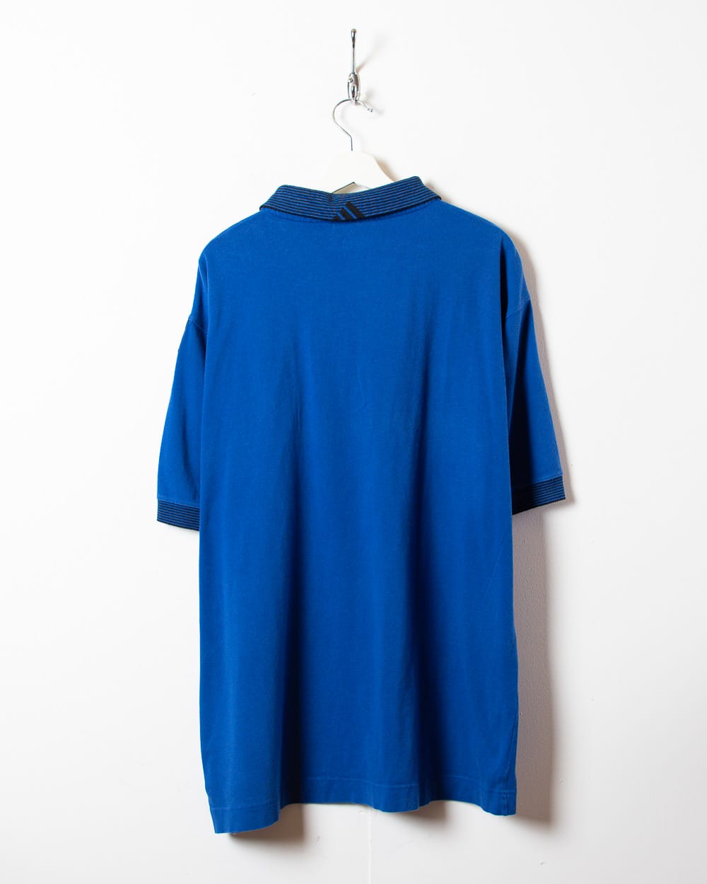Blue Adidas Equipment Polo Shirt - X-Large
