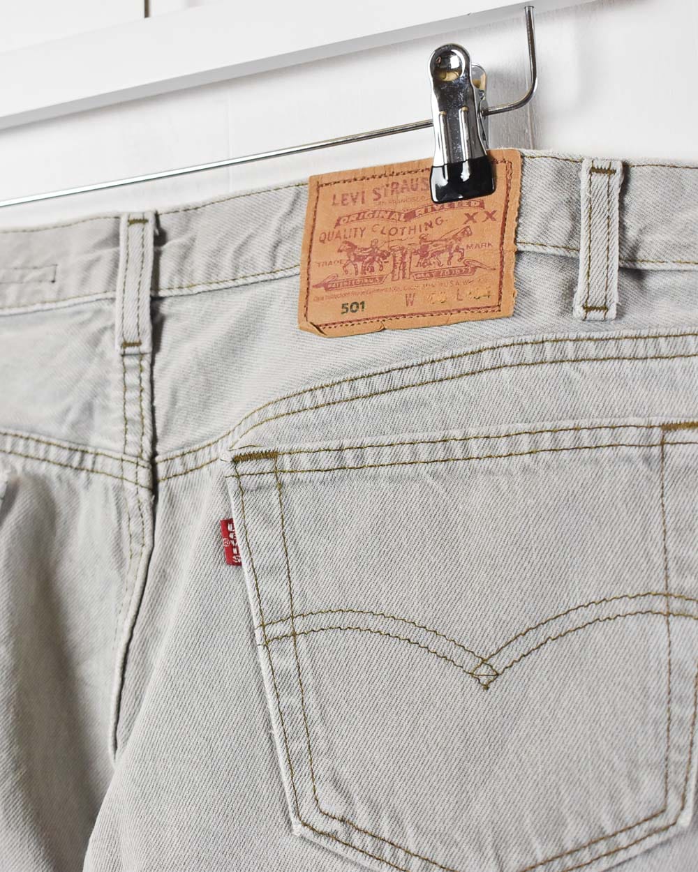 Grey Levi's 501 Jeans - W34 L31