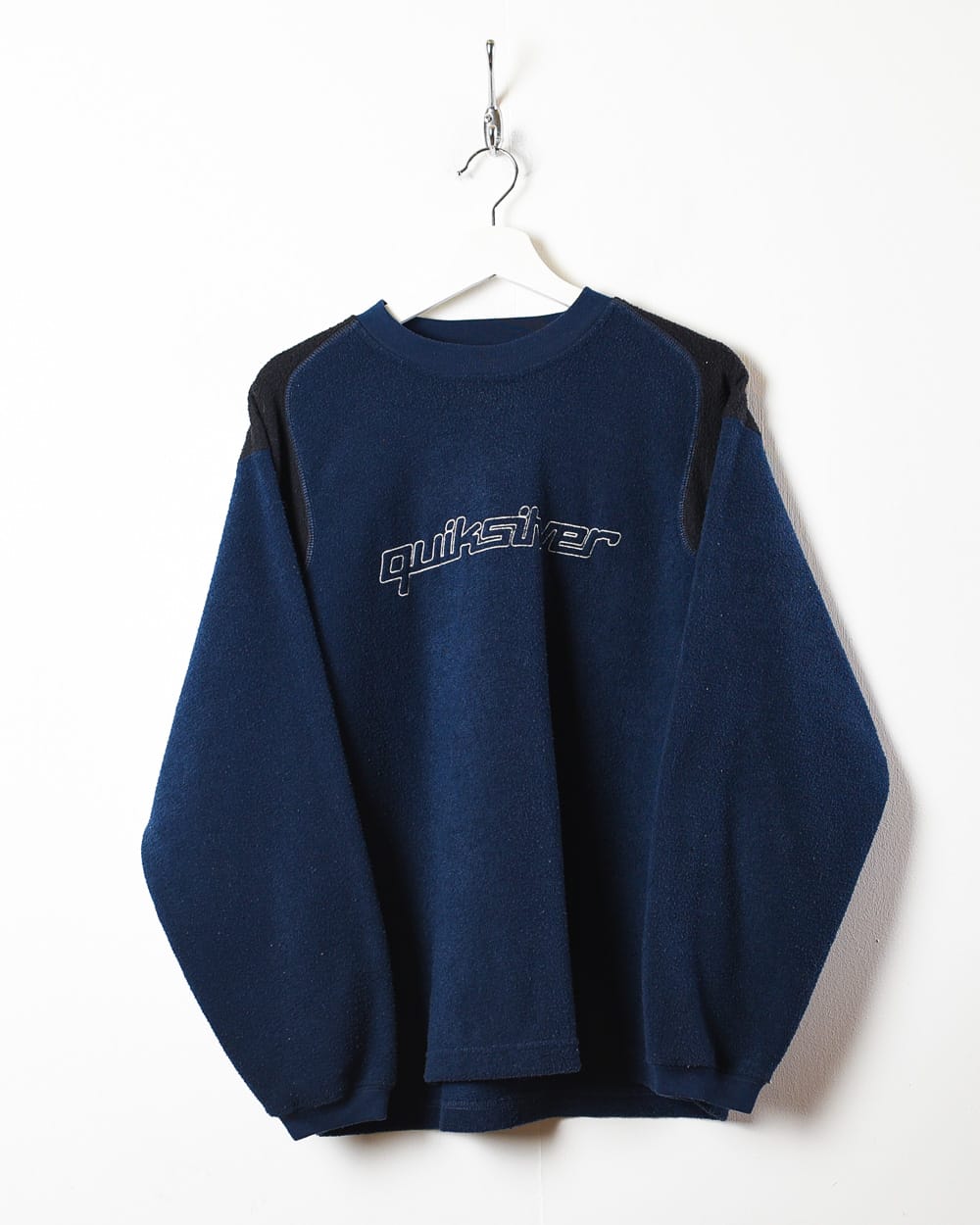 Navy Quiksilver Fleece Sweatshirt - Medium