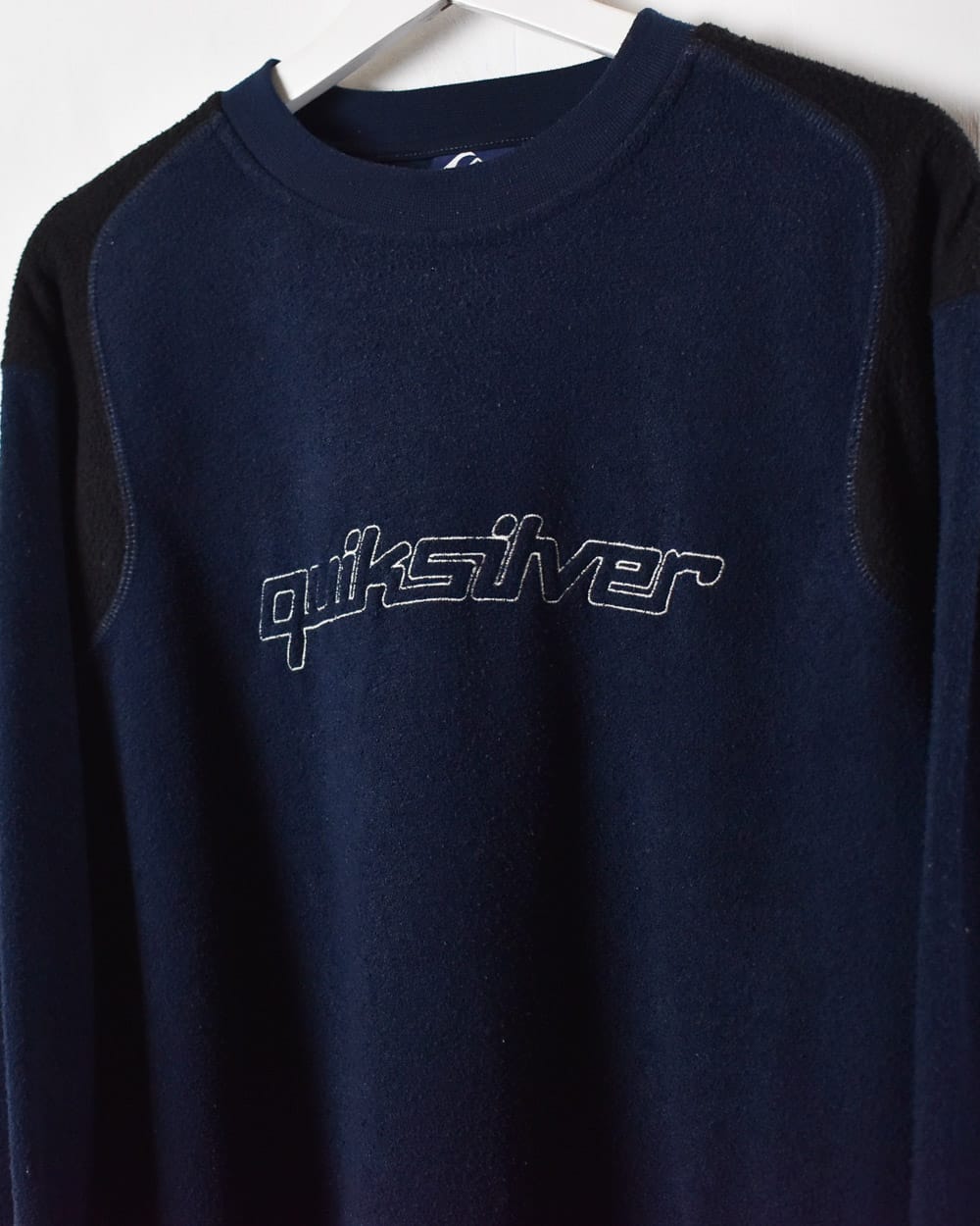 Navy Quiksilver Fleece Sweatshirt - Medium