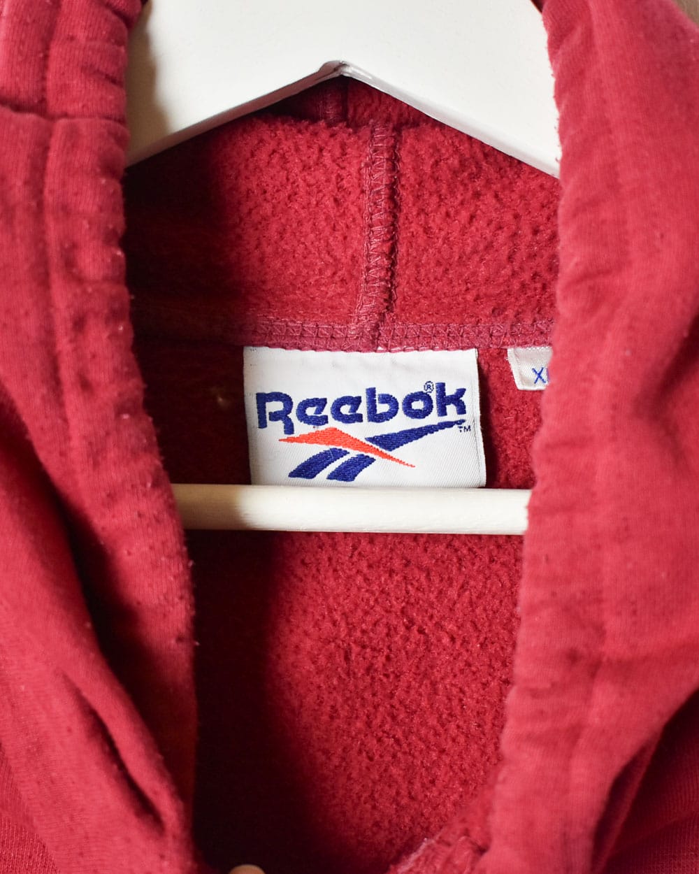 Red Reebok Hoodie - Large