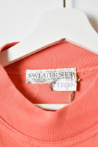 Orange The Sweater Shop Mock Neck T-Shirt - Small