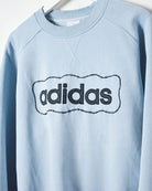 BabyBlue Adidas Sweatshirt - Large