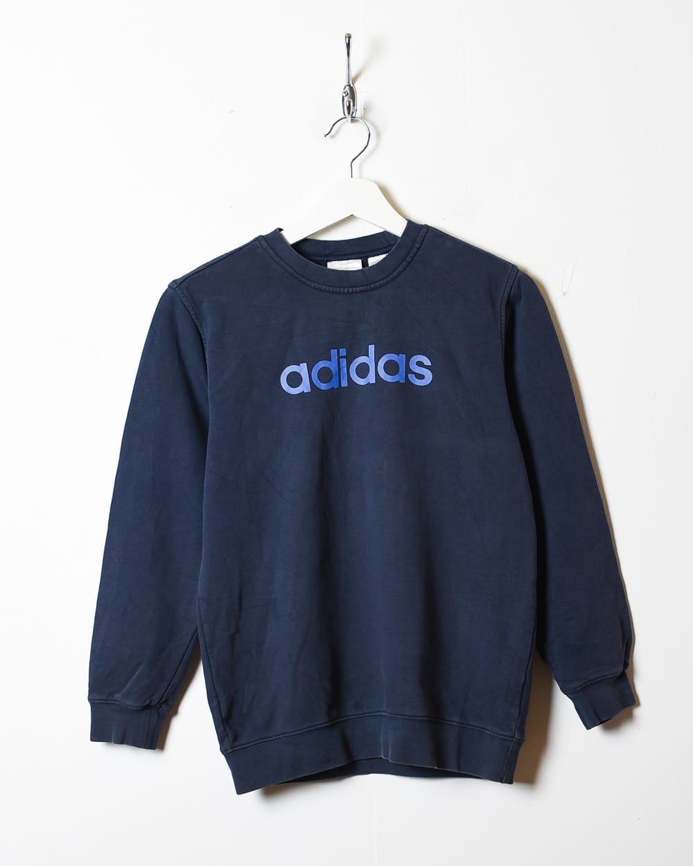 Navy Adidas Sweatshirt - X-Small