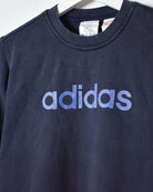 Navy Adidas Sweatshirt - X-Small