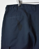 Navy Dickies Cargo Trousers - W40 L31