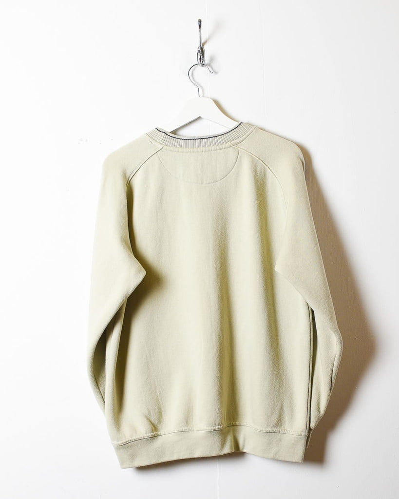 Vintage 90s Neutral Ellesse Sweatshirt - Medium Cotton mix– Domno