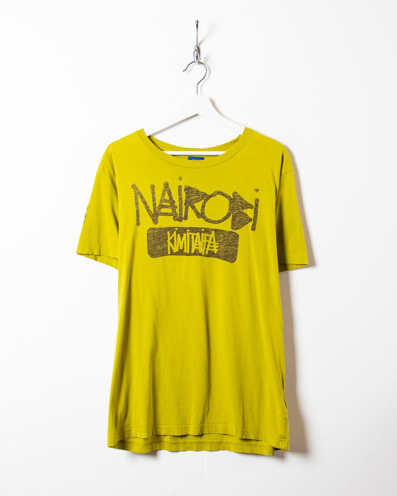 Vintage 70s Green Nike 70s Track And Field Nairobi T-Shirt - Large