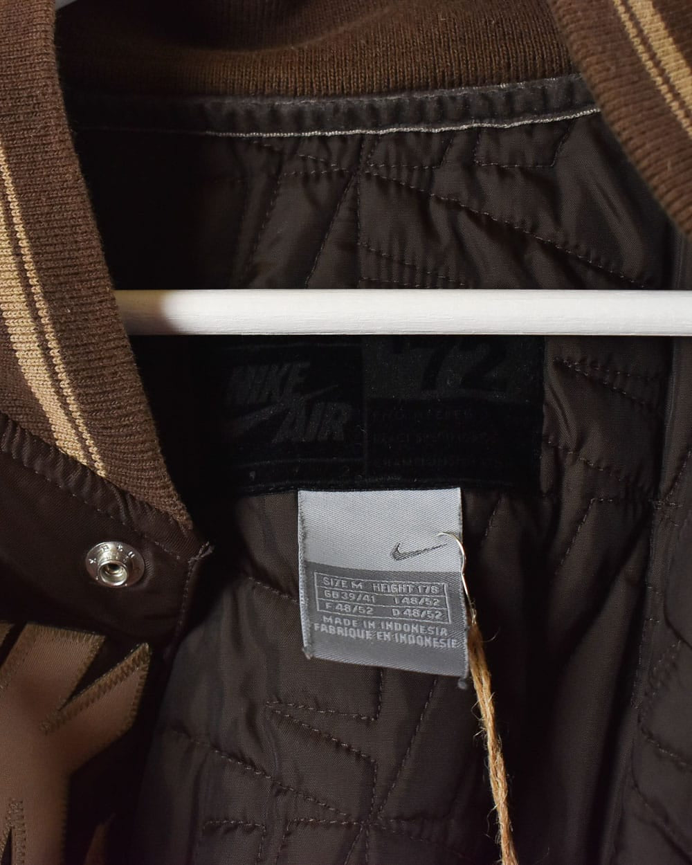 Brown Nike Air Varsity Jacket - Medium