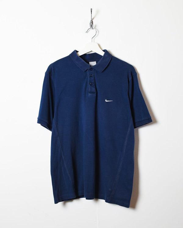 Navy Nike Polo Shirt - Large