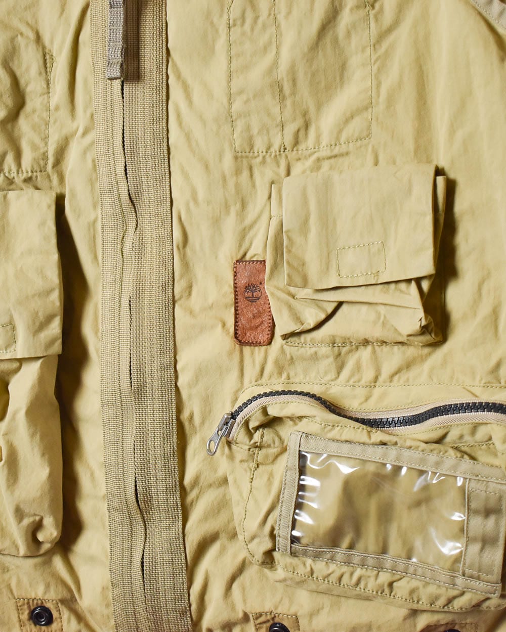 Vintage 90s Neutral Timberland Utility Vest - Large Cotton – Domno