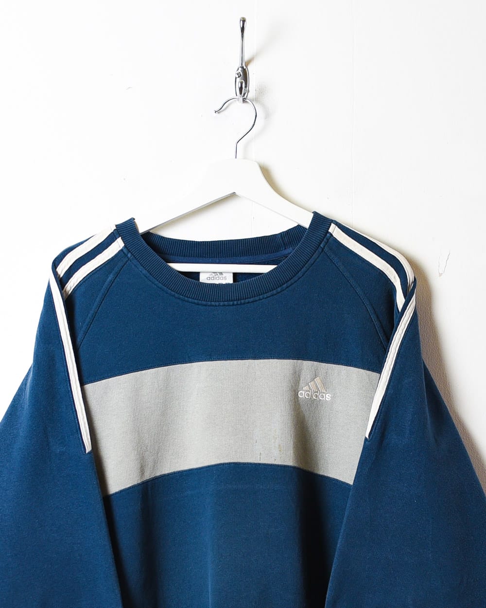 Navy Adidas Sweatshirt - Large