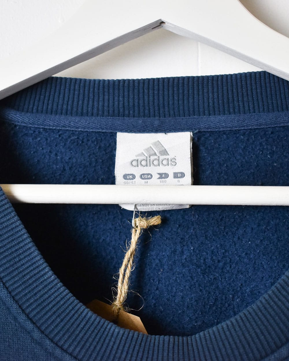 Navy Adidas Sweatshirt - Large