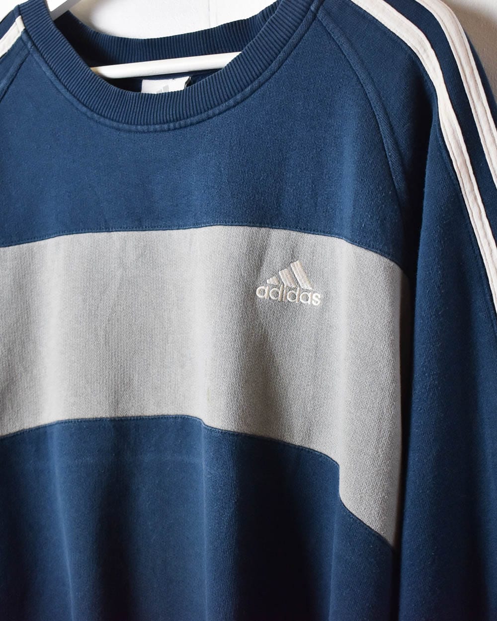 Navy Adidas Sweatshirt - Large