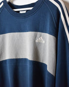 Navy Adidas Sweatshirt - Large