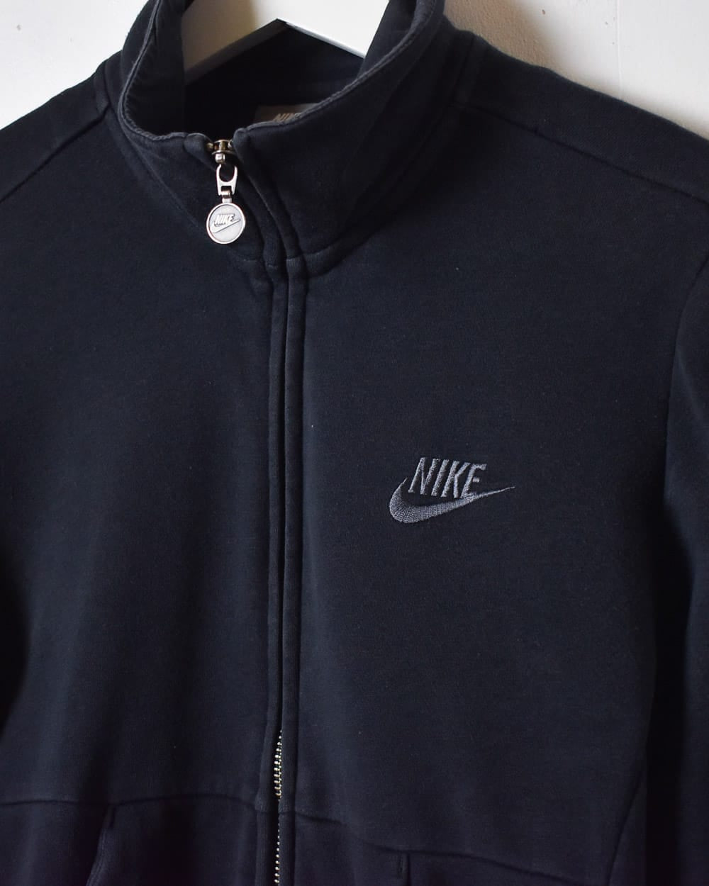 Black Nike Zip-Through Sweatshirt - Medium Women's