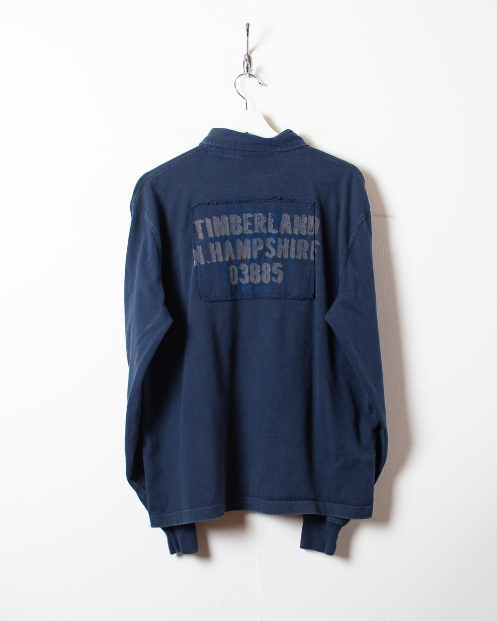 Navy Timberland Rugby Shirt - Medium