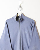 BabyBlue Adidas Zip-Through Sweatshirt - Small