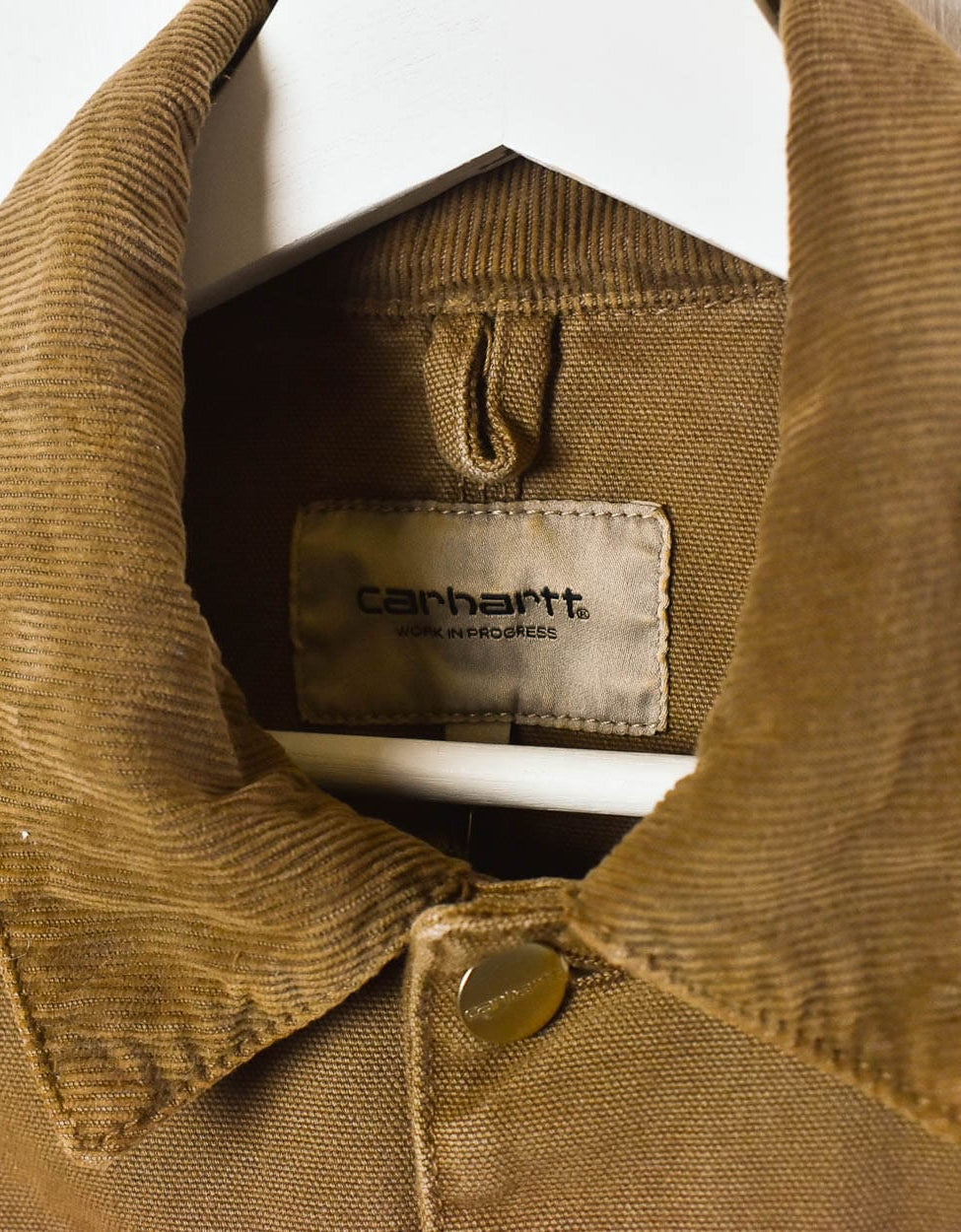 Brown Carhartt Chore Workwear Overshirt Jacket - Small
